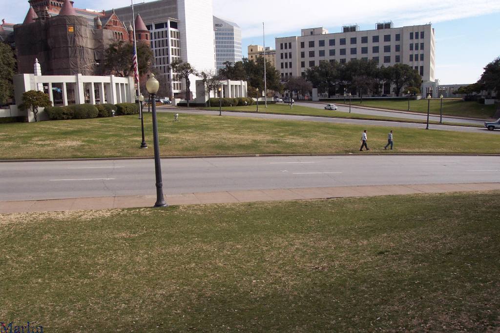 Abraham Zapruder's vantage point